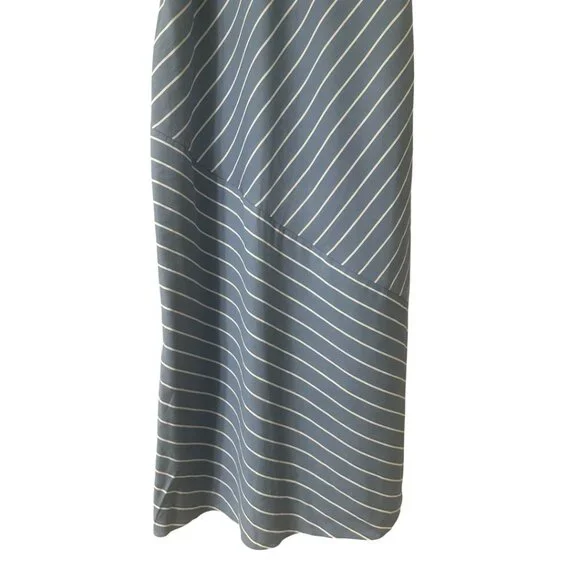 Jenni Kayne Kendall Slip Dress Size S Vintage Blue Stripe Minimalist Chic Modern - Picture 7 of 11